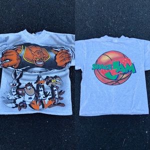 Vintage 1996 Warner Bros Space Jam Monster Kids